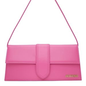JACQUEMUS Pink Le Papier 'Le Bambino Long' Bag